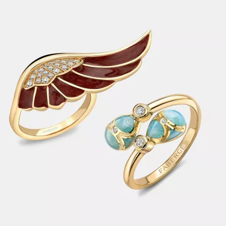 خواتم بطلاء الميناء