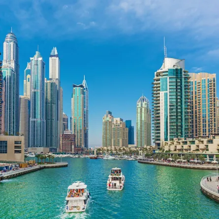 دبي وجهة جذابة 