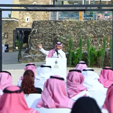 وزير السياحة السعودي خلال المؤتمر - مصدر الصورة واس