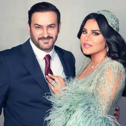 أحلام وزوجها مبارك الهاجري - الصورة من حسابه على إنستغرام