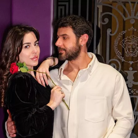 سارة أبي كنعان وخطيبها وسام فارس - الصورة من حسابها على إنستغرام