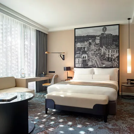 لقطة لإحدى الغرف في سترايبس كوالالمبور 