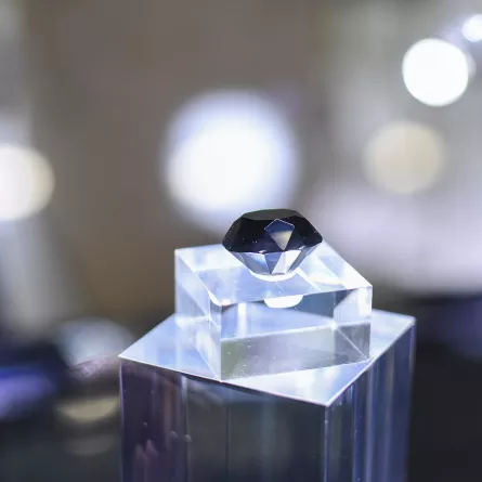 ألماسة  Korloff Noir السوداء (مصدر الصورة  VCG VCG via Getty Images)