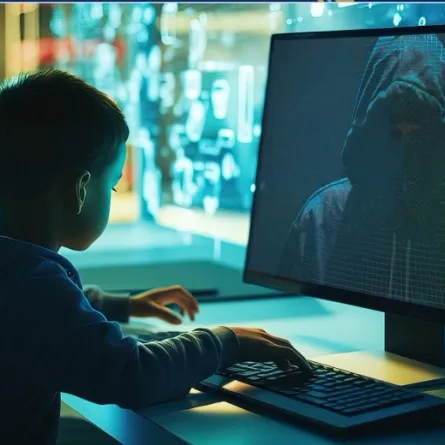 حماية الأبناء من الجرائم الإلكترونية. الصورة من الحساب الرسمي لشرطة أبوظبي على منصة x