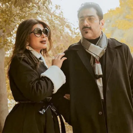 شهاب جوهر وإلهام الفضالة- الصورة من حساب شهاب جوهر على الانستغرام