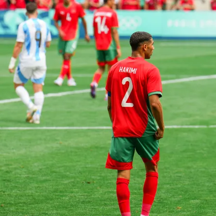 مباراة المغرب والأرجنتين في الأولمبياد- الصورة من حساب أولمبياد باريس على منصة إكس 