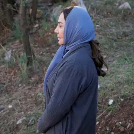 هدى حسين من كواليس البيت الملعون- الصورة من المركز الإعلامي لـ إم بي سي