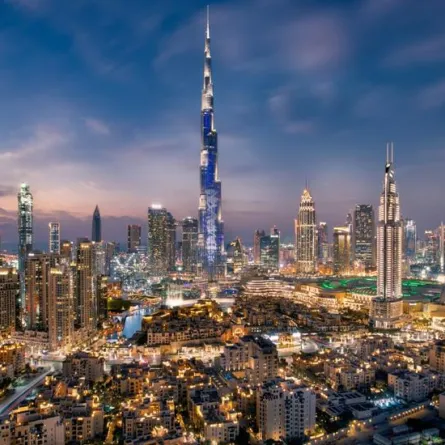 مدينة دبي. الصورة من الموقع الإلكتروني الرسمي للشيخ حمدان بن محمد