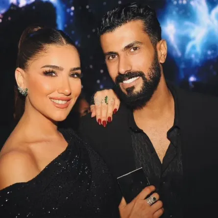 محمد سامي ومي عمر- الصورة من حساب محمد سامي على إنستغرام