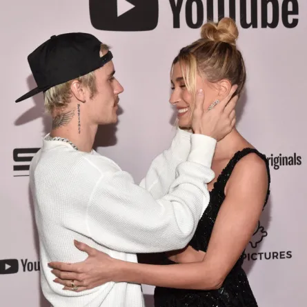 جاستين وهايلي بيبر Justin Bieber and Hailey Bieber في كاليفورنيا (مصدر الصورة: Alberto E. Rodriguez/Getty Images/AFP)