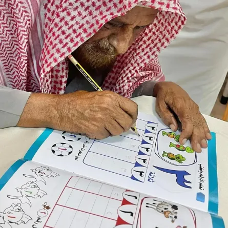 1300 دارس ودارسة يبدؤون رحلة التعلم بجازان للقضاء على الأمية - الصورة من واس