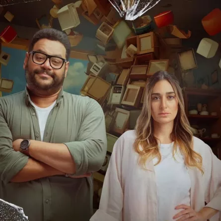 أمينة خليل ومحمد ممدوح من فيلم وش ف وش - الصورة من الشركة المنتجة