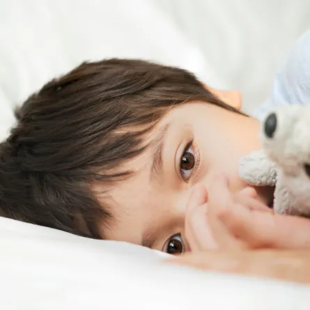 صورة طفل مريض