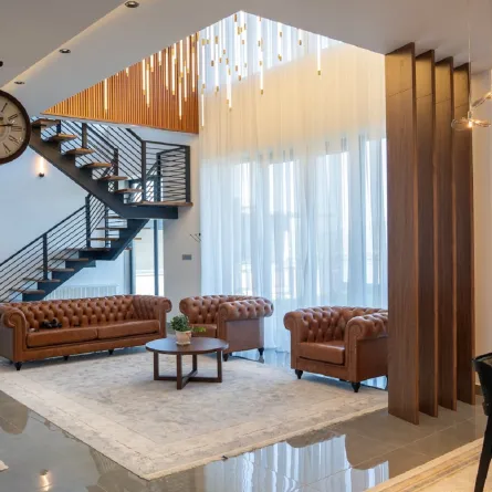 غرفة استقبال منزلية 