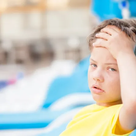 ضربة الشمس عند الأطفال