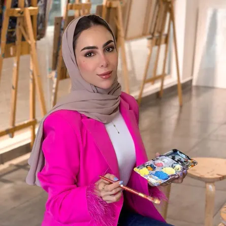 المؤثرة تسنيم أبو سيدو - الصورة من حسابها على إنستغرام