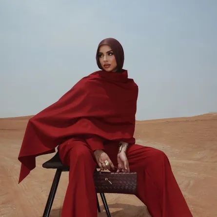 مدونة الموضة سهى طه - الصورة من حسابها على إنستغرام