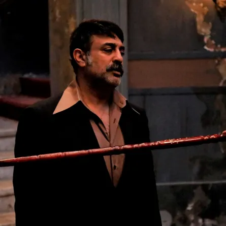 خالد أمين من كواليس البيت الملعون -الصورة من المركز الإعلامي لـ ام بي سي