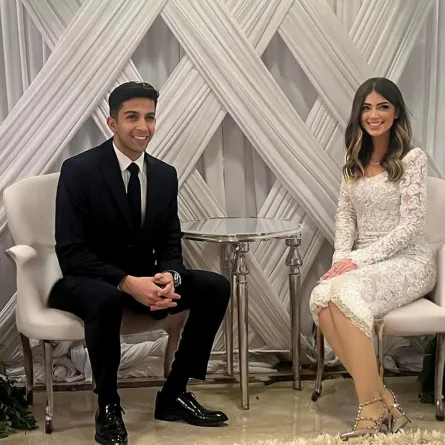 ليلى أحمد زاهر وهشام جمال- الصورة من حساب ليلى أحمد زاهر على إنستغرام