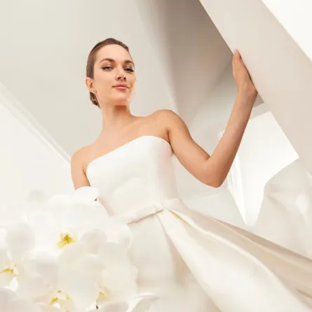 فستان زفاف من رومونا كيفيتزا Romona Keveza- الصورة من Launchmetrics/Spotlight ©