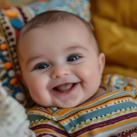 صورة لطفل يسنن