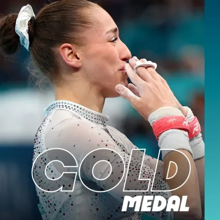 كيليا نمور تحصد أول ذهبية للعرب في أولمبياد باريس 2024 - الصورة من حساب أولمبياد باريس 2024 على إكس