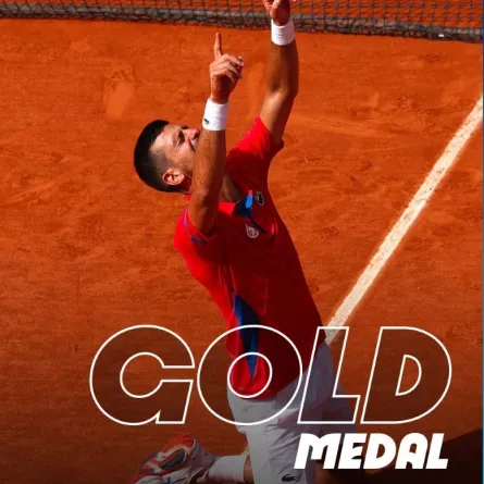 دجوكوفيتش يفوز بذهبية التنس ضد ألكاراز في أولمبياد باريس 2024