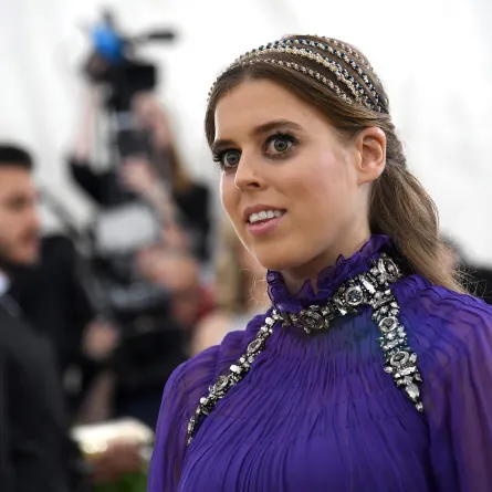 الأميرة بياتريس في حفل ميت غالا في عام 2018