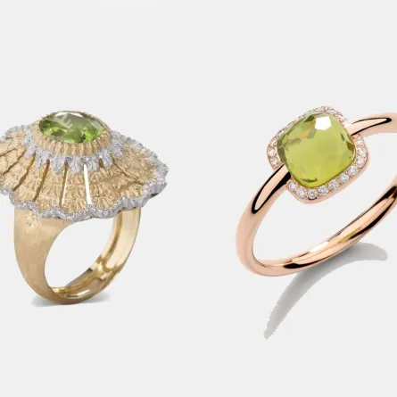 خاتم Isola من بوميلاتو Pomellato وخاتم Macri من بوتشيلاتي Buccellati