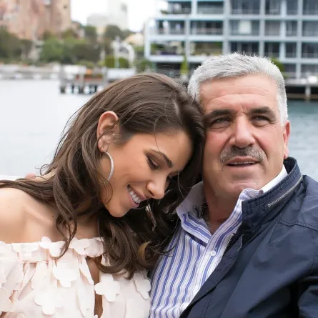 دانييلا رحمة ووالدها الفنان بوسف رحمة- الصورة من حسابها على إنستغرام