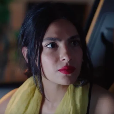 هدى المفتي في مشهد من مسلسل مفترق طرق- الصورة من المركز الإعلامي للمسلسل