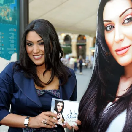 مايا نصري فنانة شاملة- (مصدر الصورة: ANWAR AMRO AFP)