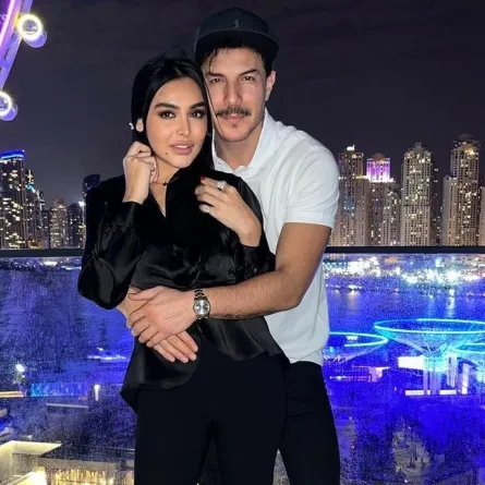 باسل خياط وزوجته ناهد زيدان- الصورة من حساب ناهد على إنستغرام
