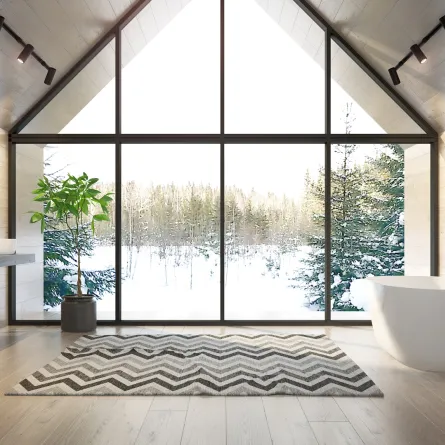 حمام لمنزل في الغابة