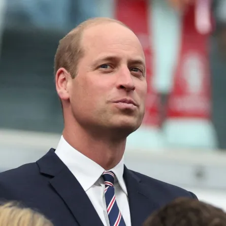 الأمير وليام في فرانكفورت أرينا في فرانكفورت أم ماين (Prince William at the Frankfurt Arena in Frankfurt am Main). مصدر الصورة: Adrian DENNIS / AFP