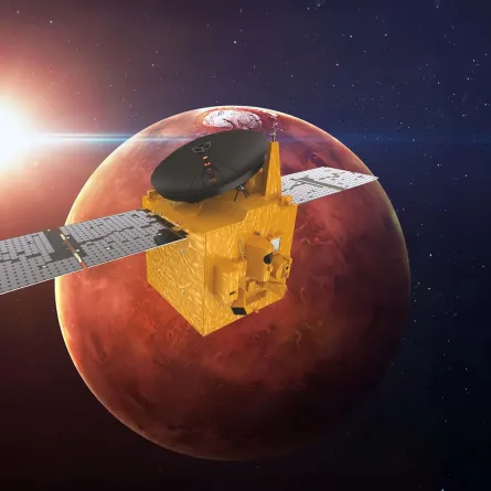 مسبار الأمل. الصورة من wam