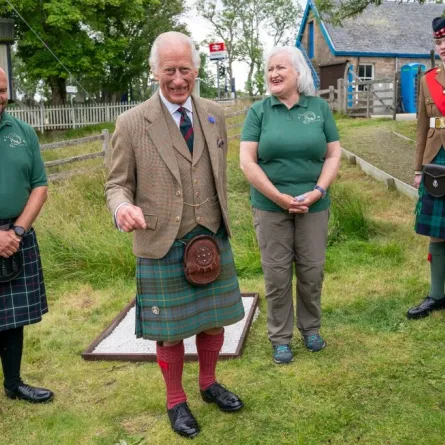 الملك تشارلز King Charles في اسكتلندا (مصدر الصورة: Jane Barlow / POOL / AFP)