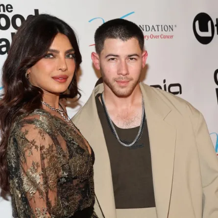 نيك جوناس وبريانكا شوبرا Priyanka Chopra and Nick Jonas في عرض "The Good Half" (مصدر الصورة: Amy Sussman / GETTY IMAGES NORTH AMERICA / Getty Images via AFP)