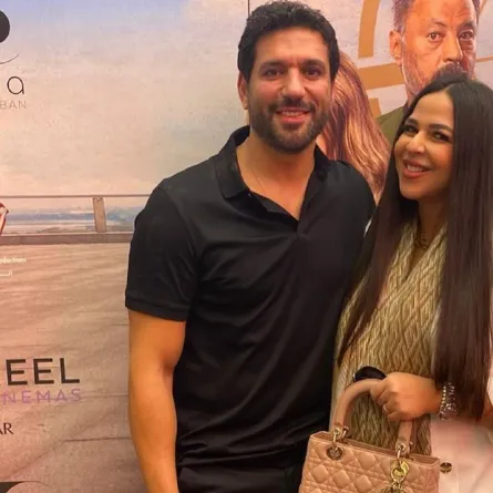 لحظات رومانسية جمعت حسن الرداد وإيمي سمير غانم تزامناً مع استعدادهما لعمل سينمائي جديد