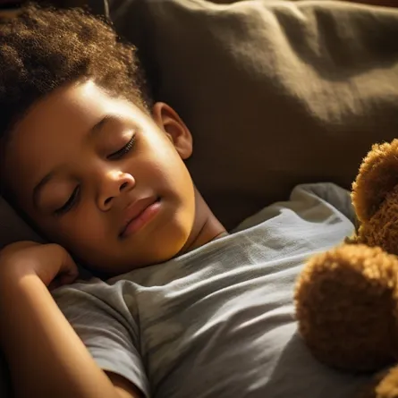 صورة لطفل نائم