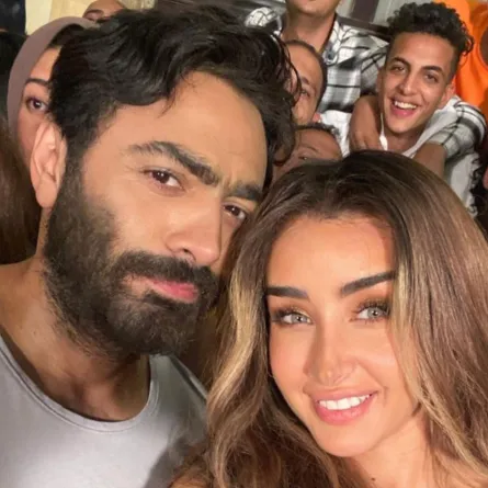 تامر حسني وهنا الزاهد - الصورة من حساب هنا الزاهد على انستغرام