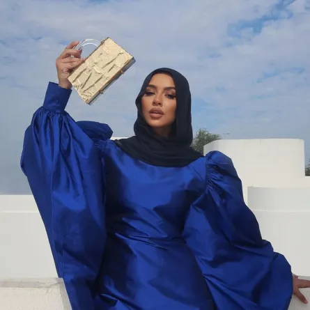 مدونة الموضة سهى طه - الصورة من حسابها على إنستغرام