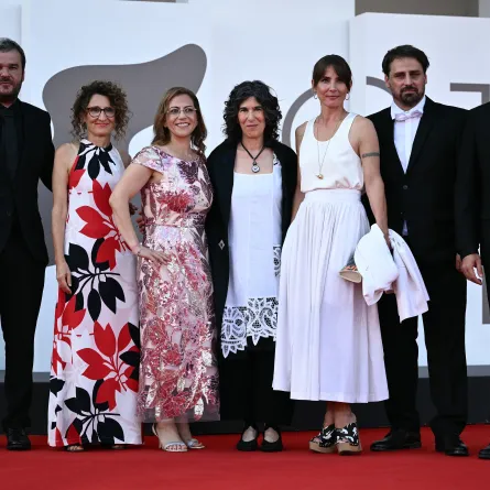 الصورة الأولى للجنة تحكيم مسابقة آفاق مصدر الصورة Marco BERTORELLO / AFP