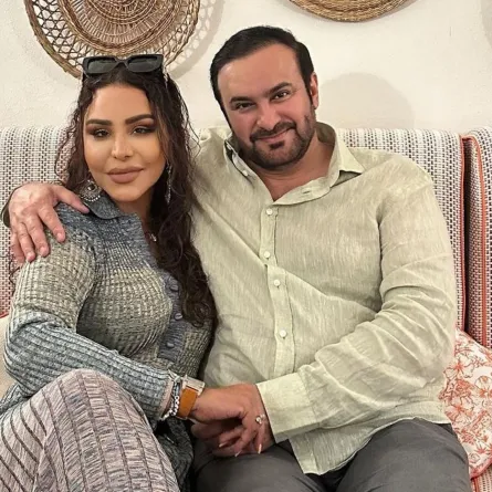 أحلام وزوجها مبارك الهاجري  - الصورة من صفحتها على انستغرام