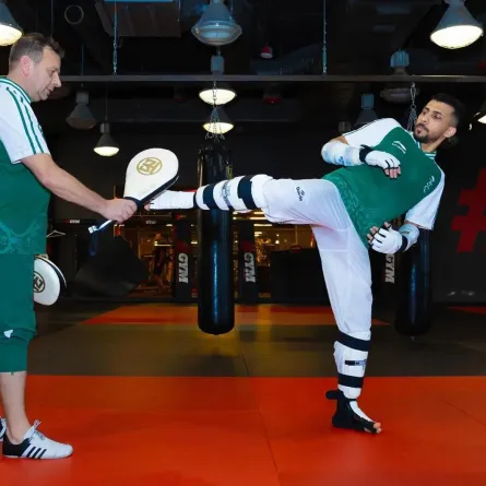 اللاعب أياد آل تريك- مصدر الصورة واس 