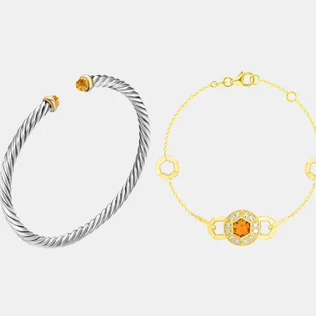 أساور مرصوفة بالسترين