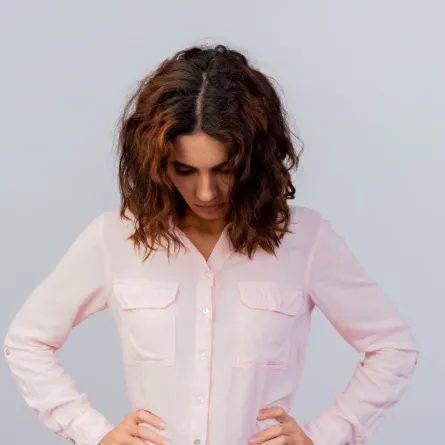 صورة لسيدة ظهرت لديها اعراض تكيس المبايض