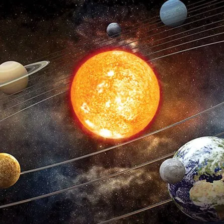 3 كواكب تقترب من القمر. الصورة من وكالة الأنباء القطرية