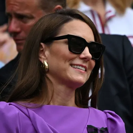 كيت ميدلتون  Catherine, Princess of Wales  في نهائي ويمبلدون (مصدر الصورة:  ANDREJ ISAKOVIC / AFP) 