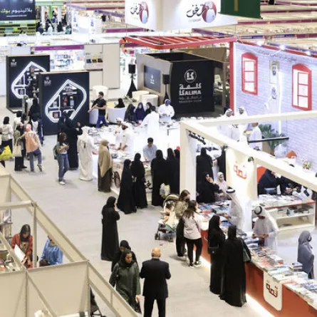 معرض أبوظبي للكتاب. الصورة من مكتب أبوظبي الإعلامي